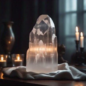Selenite crystals